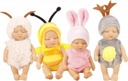 Bebeluș în costumaș cu motive de animale