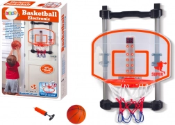 Coș de baschet pentru acasă cu minge și pompă, reglabil pe înălțime