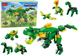 Set de construcție cu dinozauri 6‑în‑1 Dinosaur DIY 160 piese.