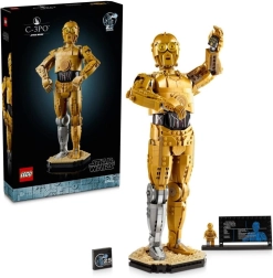 lego star wars c-3po – figurină de colecție pentru expunere