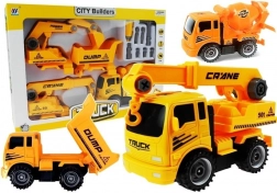 Set de vehicule de construcții demontabile