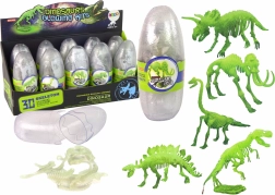 Structură mamut 3D care luminează în ou de plastic