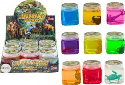 Glutek Slime cu figurine de animale 150 g în culori diferite