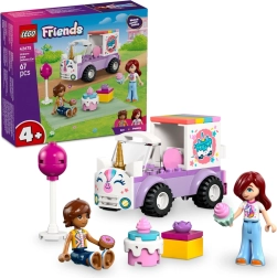 LEGO Friends mașina de livrare unicorn cu tort