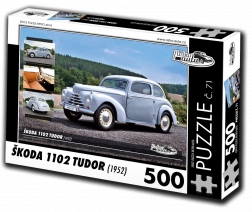Puzzle Retro-mașini Škoda 1102 Tudor 500 piese