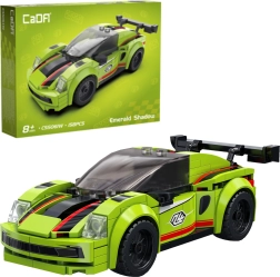 Set de construcție CaDA mașină de curse Emerald Shadow, 158 piese