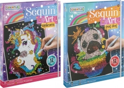 Creare imagini după numere – unicorn sau cățeluș, 20 × 25 cm