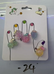 Set Inelușuri cu Fructe, 5 buc