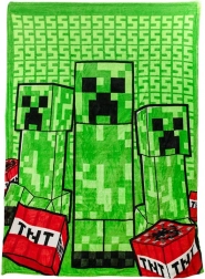 Pătură Minecraft Creeper cu pernă