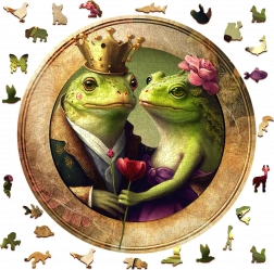 Puzzle din lemn Dragoste și broaște 505 piese