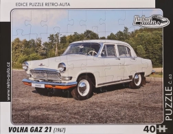 RETRO-AUTA puzzle Volga GAZ 21 (1967) 40 piese