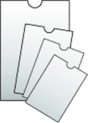 Copertă transparentă pentru permis de vânătoare 115x159mm