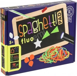 Set creativ Spaghetti Fluo – șnururi fluorescente și tablă luminoasă