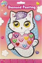 Set creativ pictură cu diamante Pisicuță XL