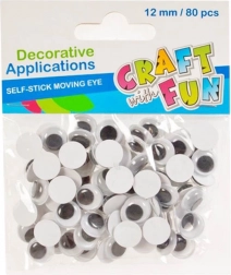 ochi mobili autoadezivi 80 buc