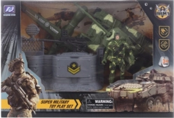 Set militar cu dronă, soldat și tanc