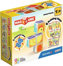 GEOMAG Cuburi magnetice Magicube Animăluțe vesele