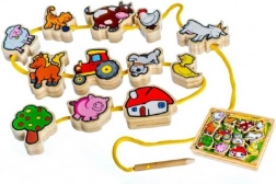 Șnuruit din lemn Animalele mele preferate