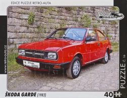 Puzzle RETRO-AUTA Škoda Garde 40 piese
