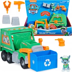 Patrula Cățelușilor – camion de reciclare Rocky cu figurină 38 cm