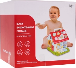 Căsuță interactivă multifuncțională cu pian și xilofon