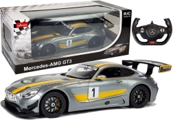 R/C mașină Mercedes-AMG GT3 Rastar 1:14 gri cu telecomandă