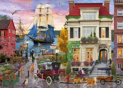 Puzzle navă în port 1000 piese