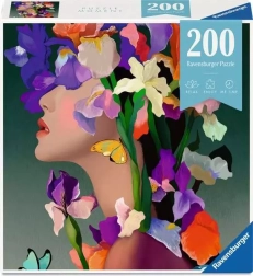 Ravensburger Puzzle Moment Cap floral Iris 200 piese