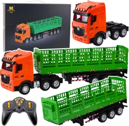 Camion RC cu remorcă 1:18 Huina 2,4 GHz