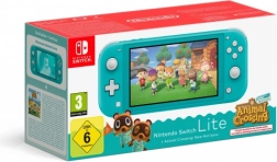Nintendo Switch Lite turcoaz + ANIMAL CROSSING: NEW HORIZONS (pachet)