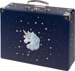 Valiză școlară pliabilă BAAGL Unicorn Gold