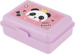 Cutie roz pentru prânz cu motiv Hello Panda