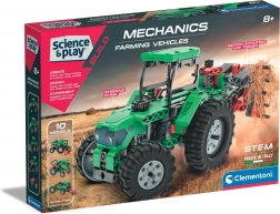 Clementoni Science & Play laborator mecanic – tehnică agricolă 10 în 1