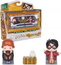 Harry Potter mini figurine Harry și Ron cu accesorii – pachet dublu Micro Magical Moments