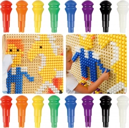 Cleme colorate pentru tablă științifică Masterkidz