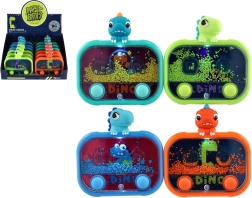 Joc cu apă cu dinozauri – joc de buzunar pentru degete cu lumină