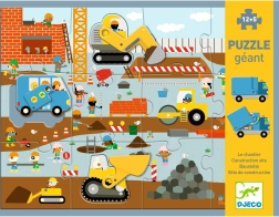 Djeco puzzle interactiv construcție 12 piese
