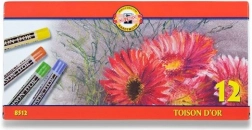 Crete artistice pudrate 12 culori KOH‑I‑NOOR