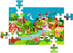 Puzzle de podea Poveste de basm BIGJIGS TOYS, 48 piese