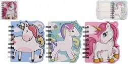 Bloc notes cu motiv de unicorn