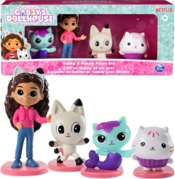 Căsuța lui Gabby – set de 4 figurine GABBY și prietenii