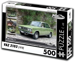 retro-auta puzzle vaz 2103 (1978) – 500 piese