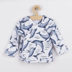 Bluziță bebeluși din bumbac NICOL Dolphin
