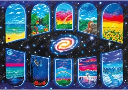 Puzzle magnolie Ferestre către suflet 1000 piese