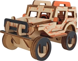 Puzzle 3D din lemn Jeep
