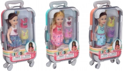 Păpușă în valiză 20 cm