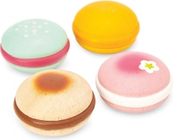 Macarons din lemn LE TOY VAN Honeybake – set 4 buc
