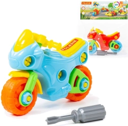 Motocicletă de înșurubat pentru copii cu unelte