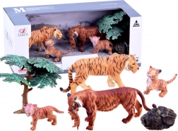 Set de figurine safari – familie de tigri – Tigresc