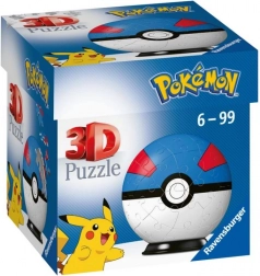 Ravensburger puzzle 3D Pokémon Great Ball – 54 piese